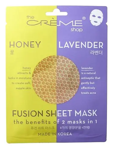 The Creme Shop Fusion Sheet Mask Lavender & Honey
