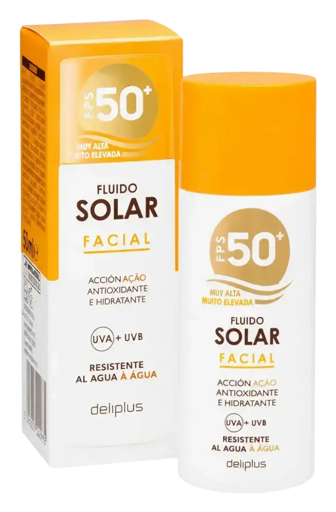 Deliplus Fluido Solar Facial FPS 50+