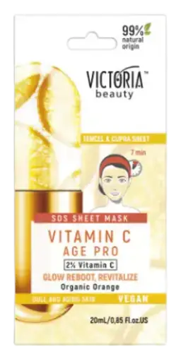 Victoria Beauty Vitamin C Age Pro SOS Sheet Mask