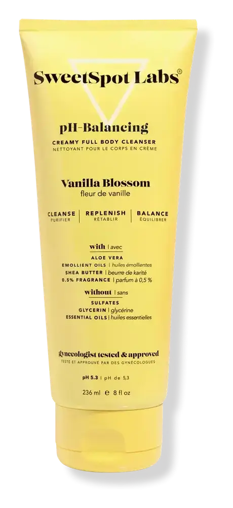 SweetSpot Labs Vanilla Blossom pH-Balancing Creamy Full Body Cleanser