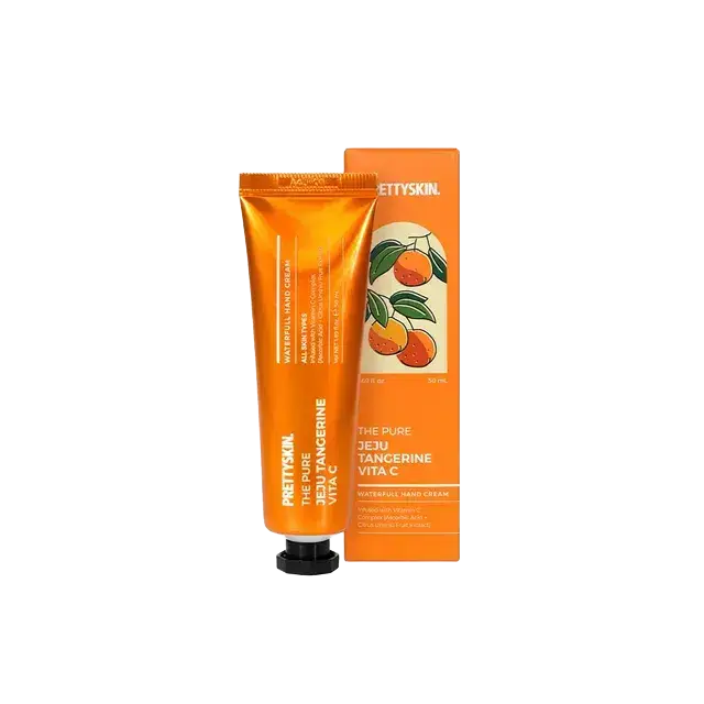 Pretty Skin The Pure Jeju Tangerine Vita C Waterfull Hand Cream