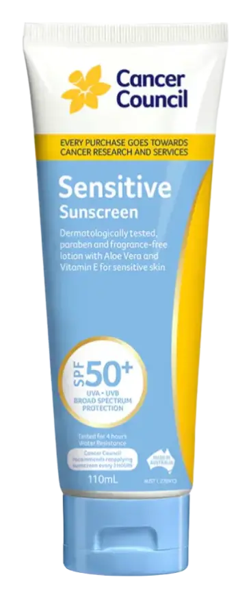 Cancer Council Sensitive Sunscreen SPF50+