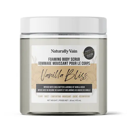 Naturally Vain Vanilla Bliss Foaming Body Scrub