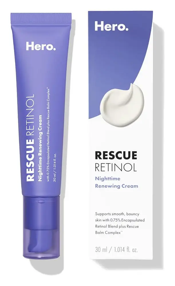 Hero Cosmetics Rescue Retinol Nighttime Renewing Cream