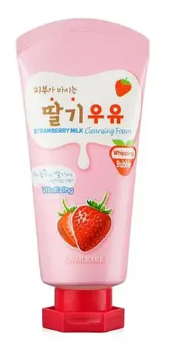 Kwailnara Milk Cleansing Foam Strawberry