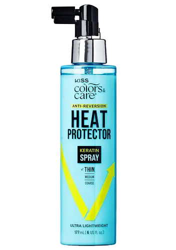 Kiss Colors & Care Anti-Reversion Heat Protector Keratin Spray