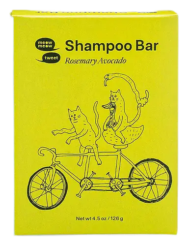 Meow Meow Tweet Shampoo Bar Rosemary Avocado