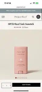 Project Reef SPF 50 Reef-Safe Sunstick