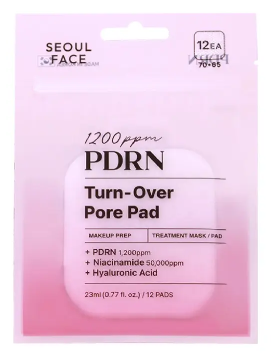 Dermal Korea Seoul Face PDRN Turn-Over Pore Pad