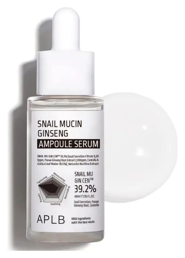 APLB Snail Mucin Ginseng Ampoule Serum