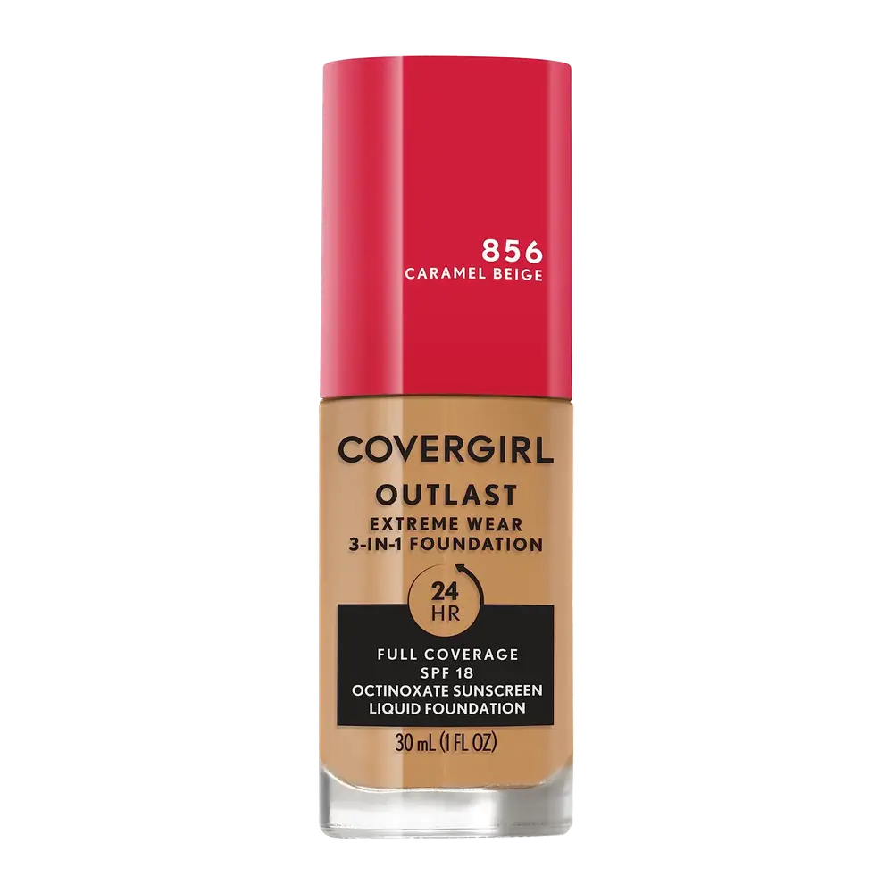 Covergirl Outlast Extreme Wear 3-In-1 Foundation 856 Caramel Beige