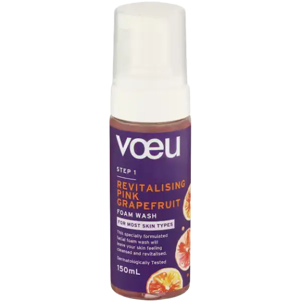 Voeu Revitalising Pink Grapefruit Foam Wash