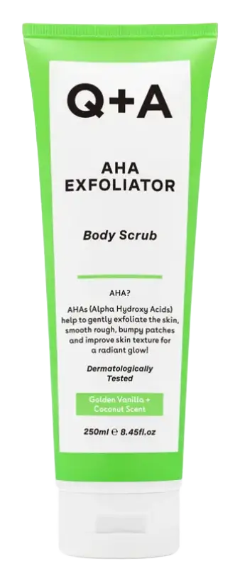 Q + A AHA Exfoliator Body Scrub