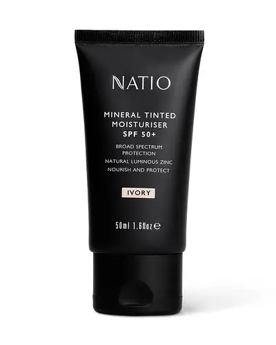Natio Mineral tinted moisturiser spf50 Ivory