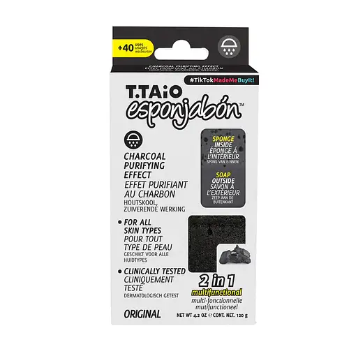 T.Taio Esponjabón Charcoal Purifying Effect