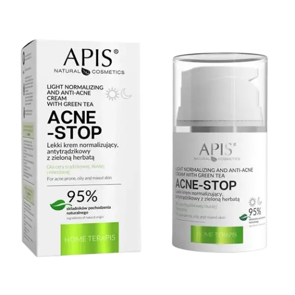 APIS Natural Cosmetics Acne-Stop Light Normalizing And Anti-Acne Cream