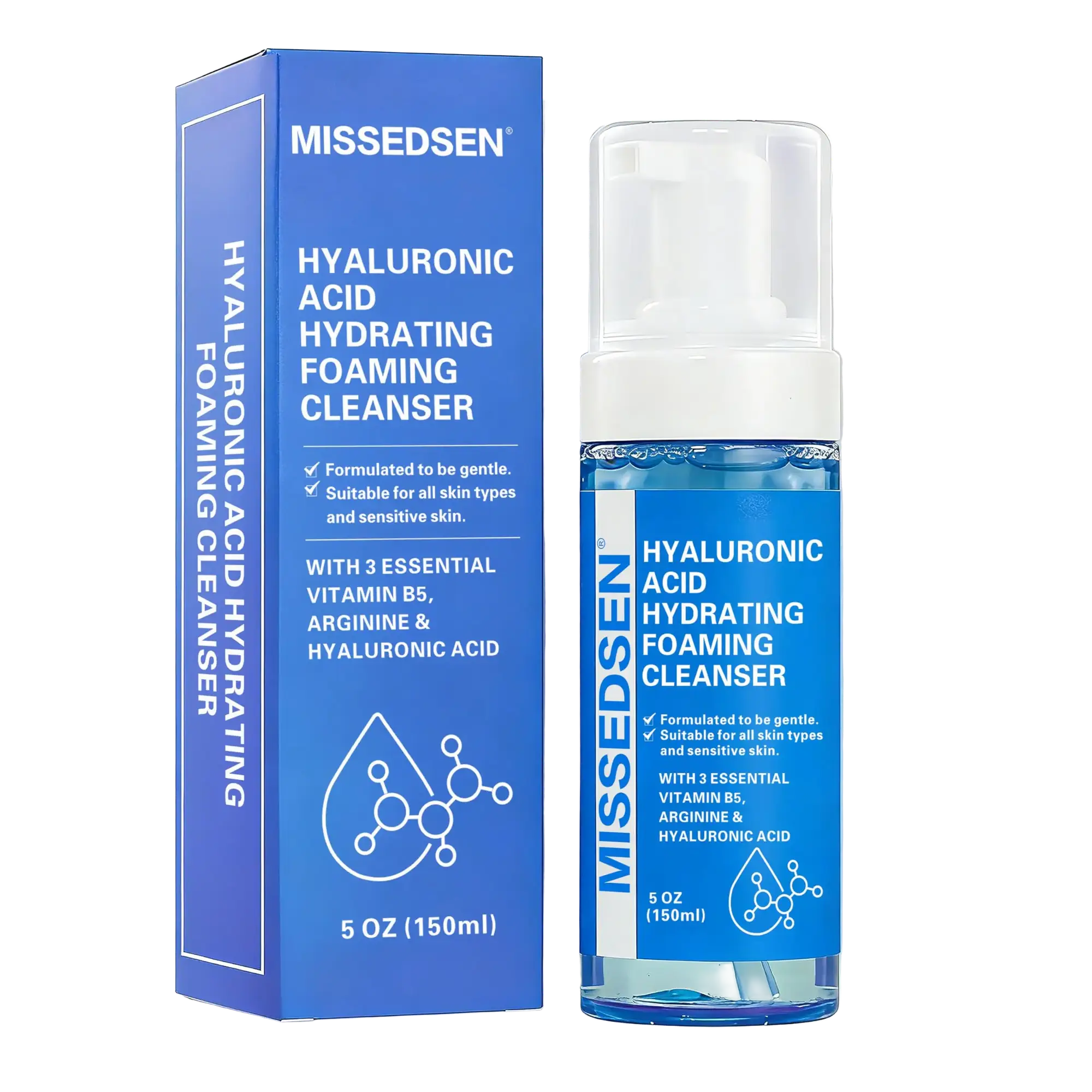 Missedsen Hyaluronic Acid Hydrating Foaming Cleanser