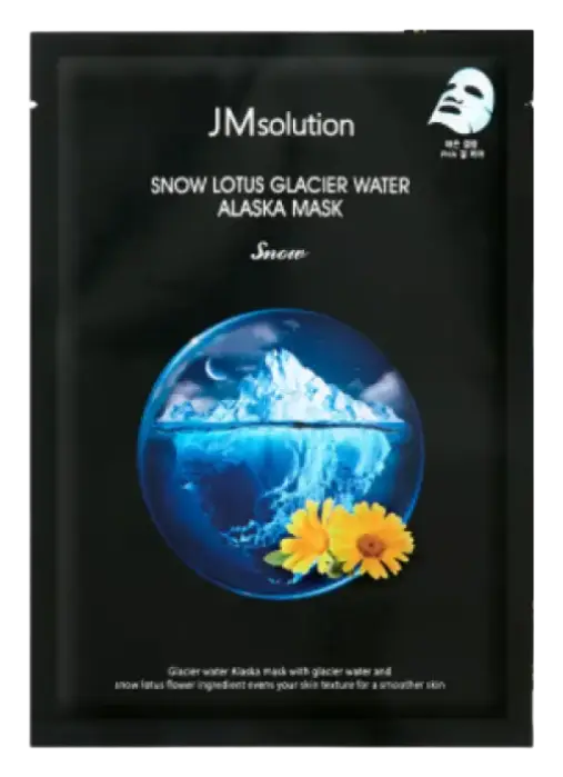 JMsolution Snow Lotus Glacier Water Alaska Mask