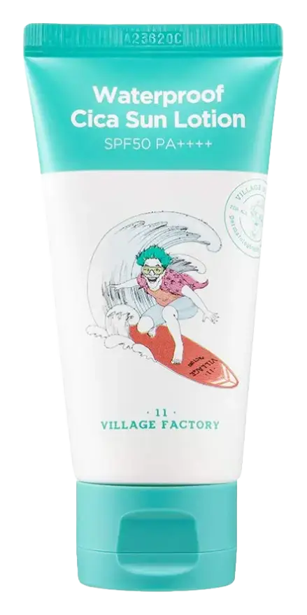Village 11 Factory Waterproof Cica Sun Lotion SPF 50