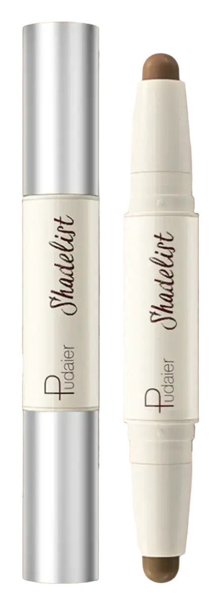 Pudaier 2-In-1 Contour & Highlight Pen #06 Tan & Concrete Gray