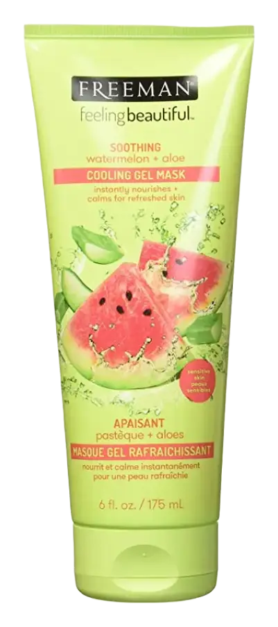 Freeman Soothing Facial + Aloe Cooling Gel Mask, Watermelon
