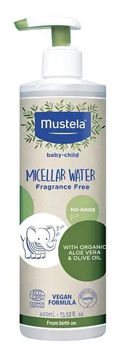 Mustela Baby-Child Certified Organic Micellar Water with Olive Oil and Aloe