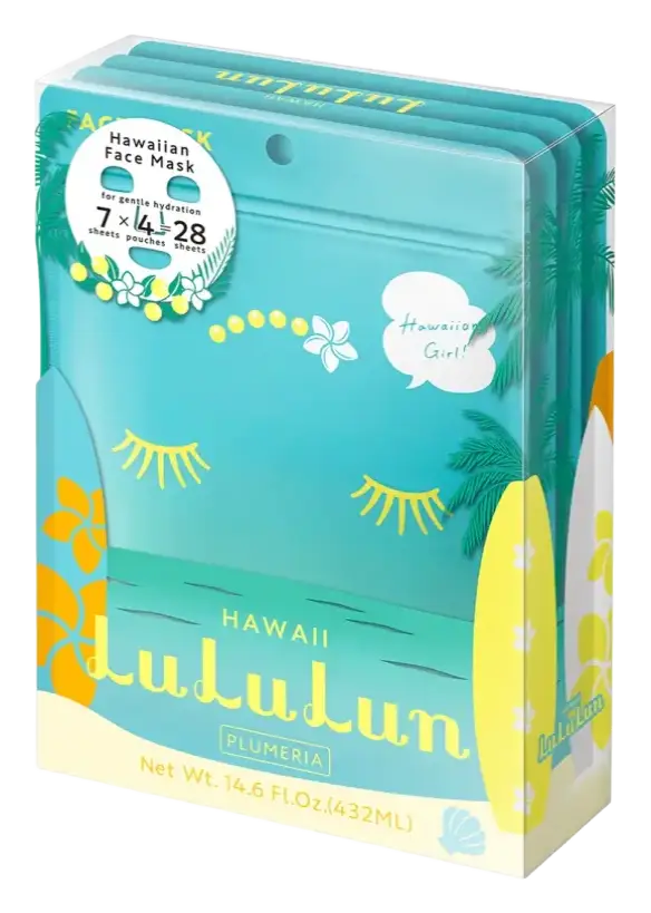 Lululun Travel Sheet Mask Hawaii Plumeria
