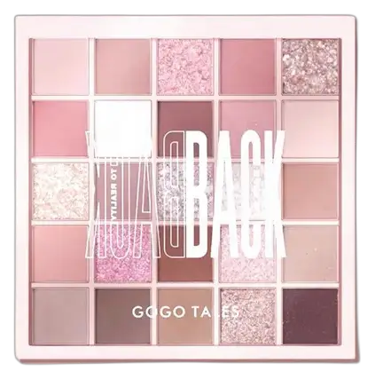 Gogotales 25 Colors Eyeshadow Palette #201 Smoke Purple Rose