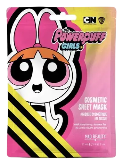 Mad Beauty Warner Brothers Powerpuff Girls Face Mask Blossom