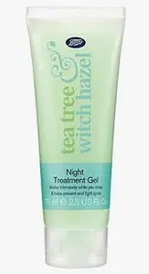Boots Tea Tree & Witch Hazel Night Gel Moisturiser