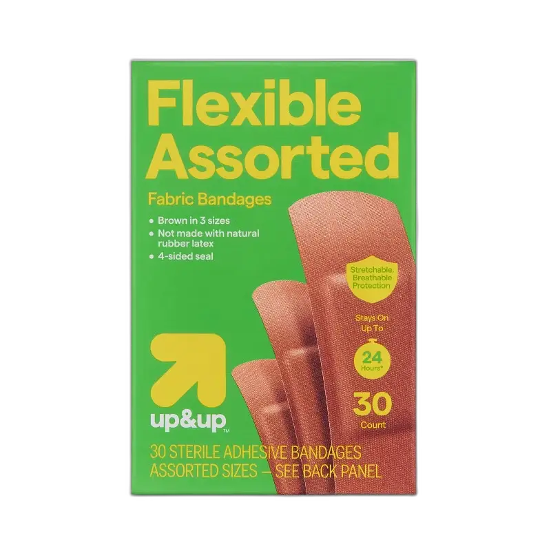 up&up Skin Tone Flexible Assorted Fabric Bandages Brown