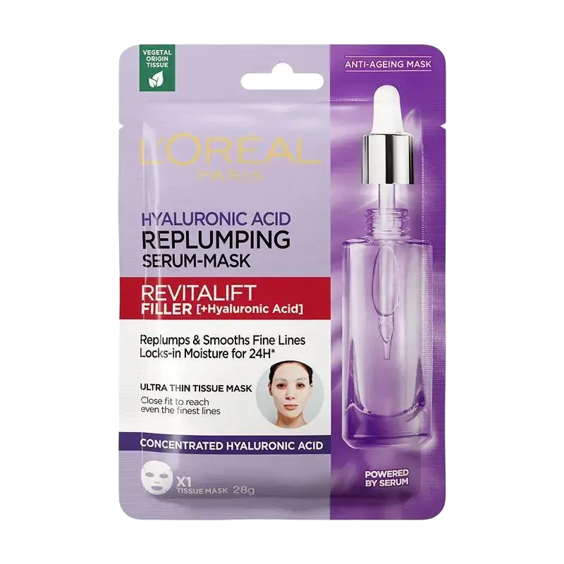 L'Oreal Revitalift Filler Hyaluronic Acid Replumping Serum Mask Australia
