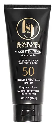 Black Girl Sunscreen Make It Hybrid™ SPF 50 Sunscreen
