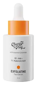 Chemist at Play Lactic Acid (AHA) with Hyaluronic Acid Exfoliating Face Serum