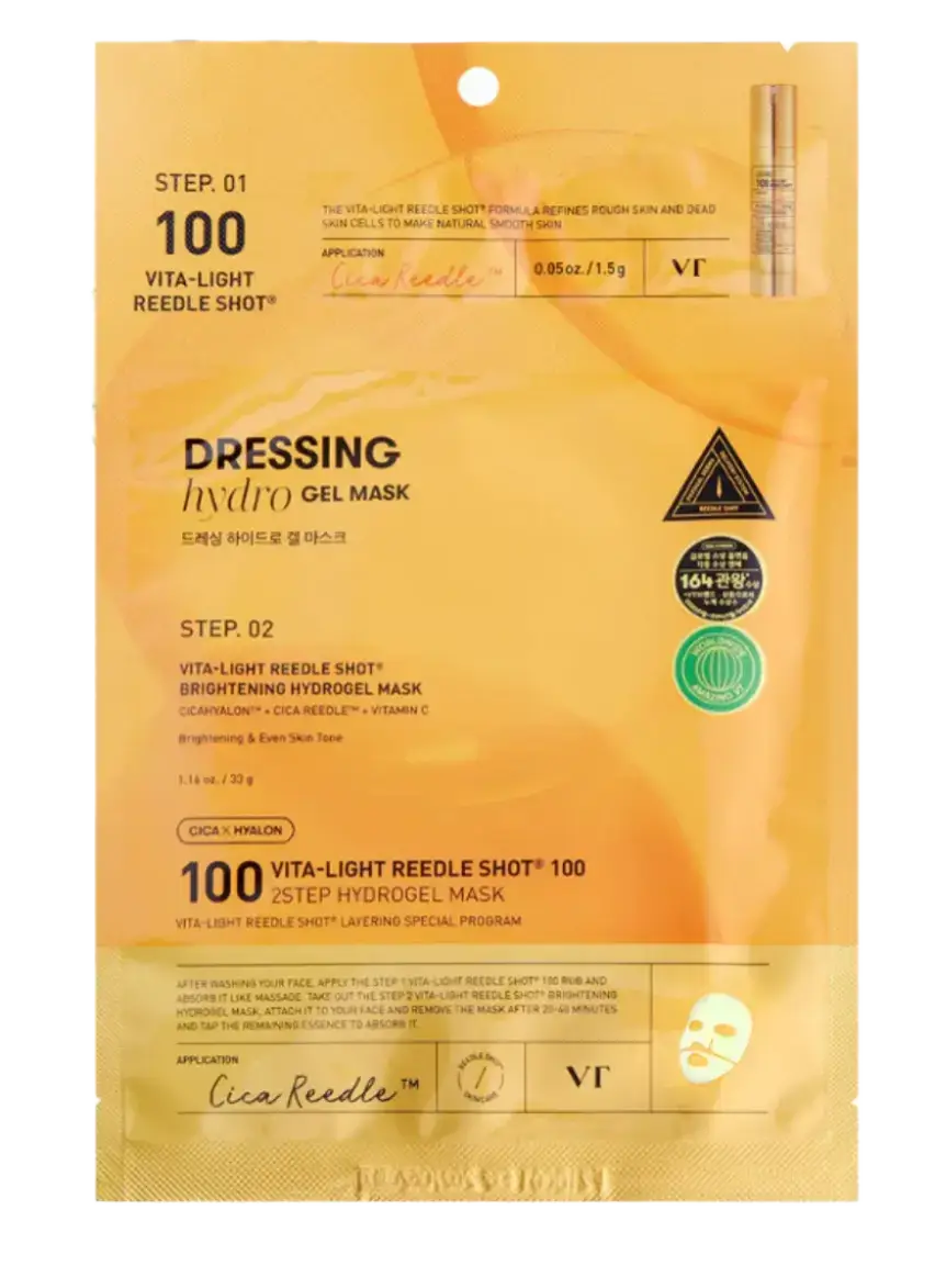 VT Cosmetics Vita-Light Reedle Shot 100 2 Step Hydrogel Mask