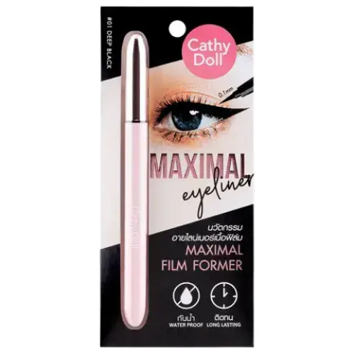 Cathy Doll Maximal Eyeliner 01 Deep Black