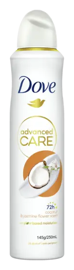 Dove Advanced Care Antiperspirant Deodorant Aerosol Coconut and Jasmine