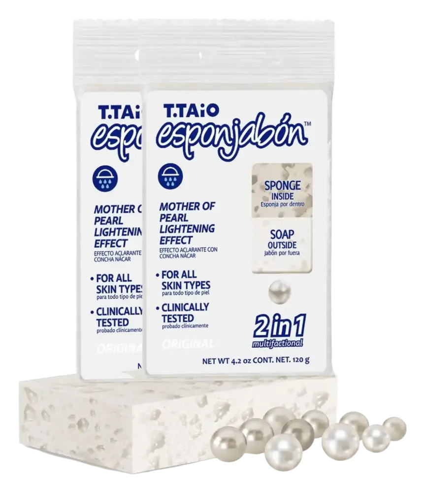 T.Taio Esponjabón Esponjabon Mother Of Pearl Lightening Effect