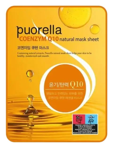 Puorella Natural Mask Sheet Coenzym Q10
