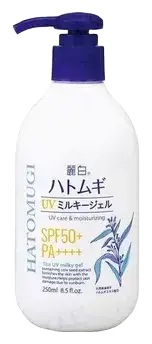 KUMANO COSME Hatomugi UV Care & Moisturizing The UV Milky Gel SPF 50+ PA++++