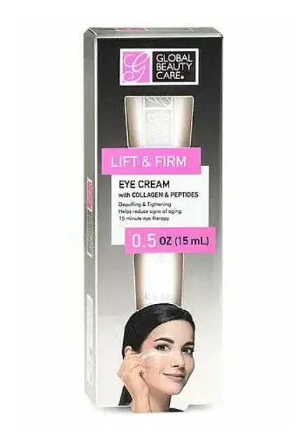 Global Beauty Care Lift & Firm Eye Cream With Collagen & Peptides