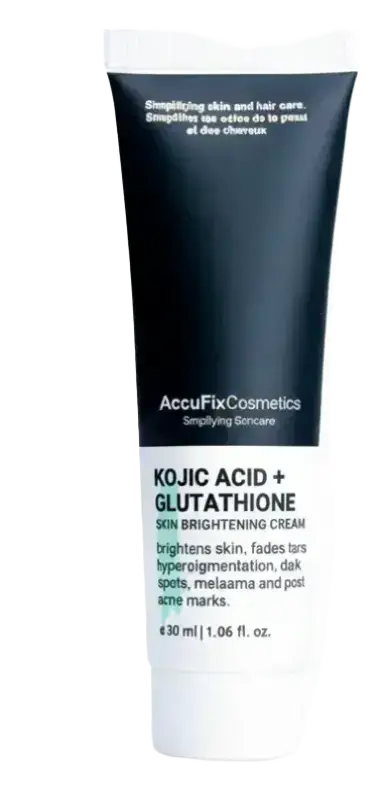 Accufix Cosmetics Kojic Acid Glutathione Skin Brightening Cream