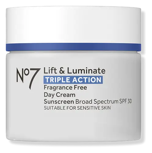 No7 Lift & Luminate Triple Action Day Cream SPF 30 Fragrance Free