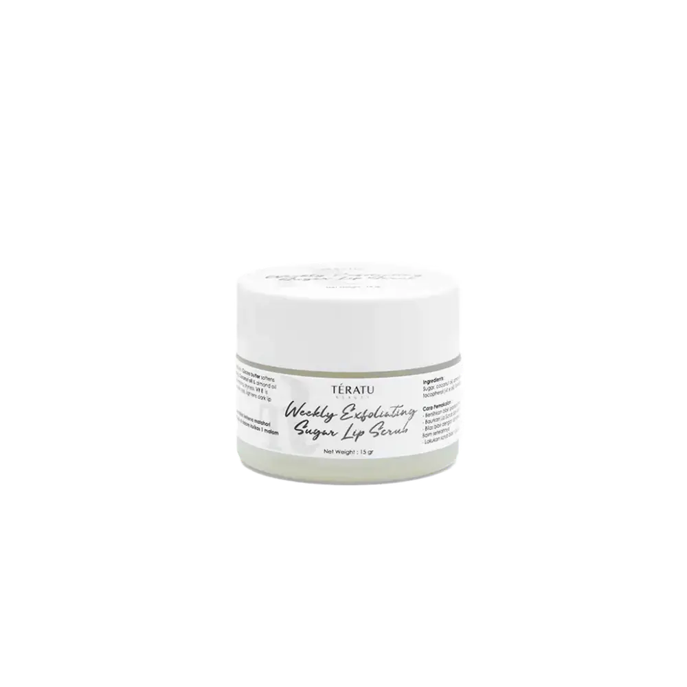 Teratu Beauty Weekly Exfoliating Sugar Lip Scrub