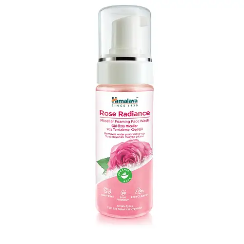 Himalaya Rose Radiance Micellar Foaming Face Wash Turkey