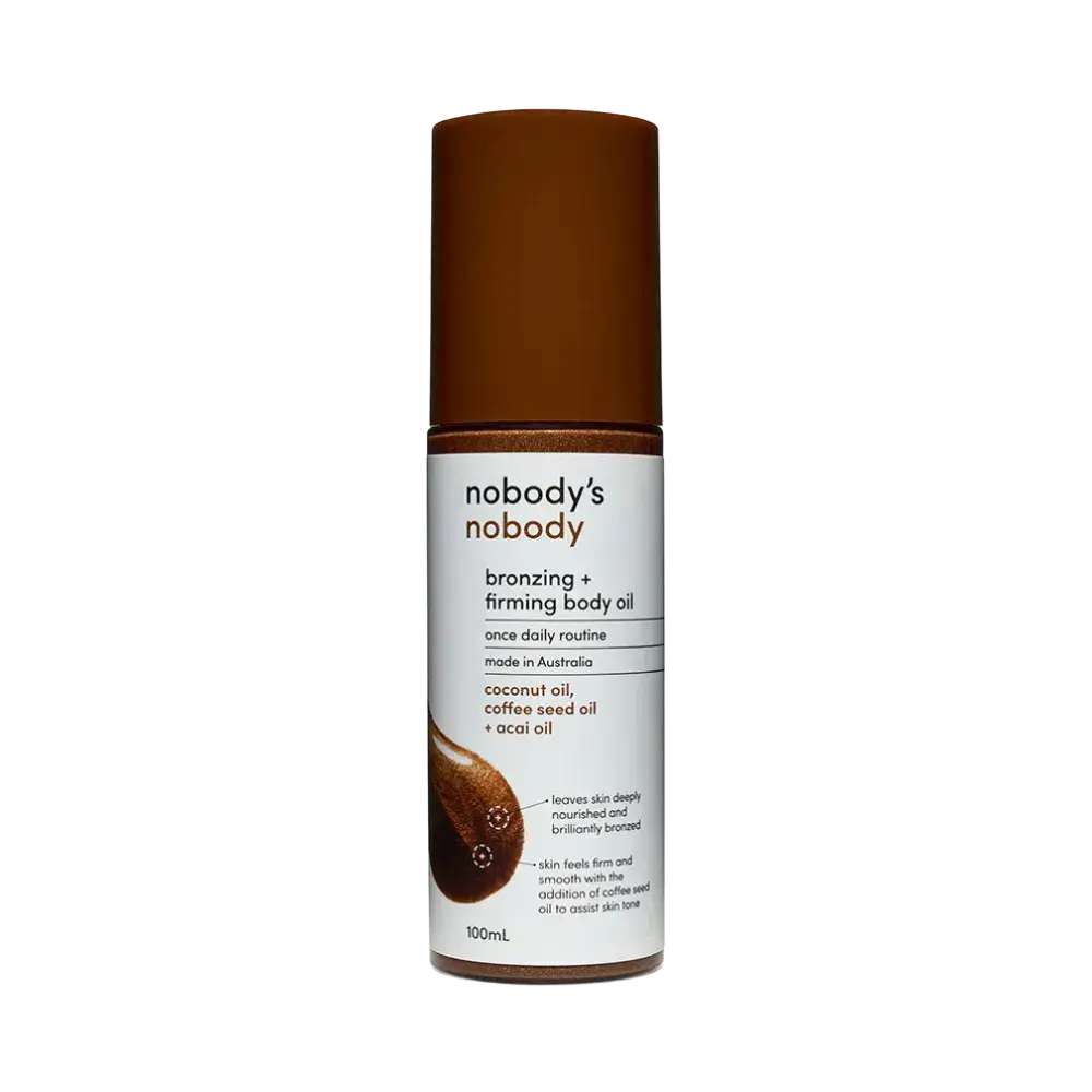 Nobody's Nobody Bronzing + Firming Body Oil