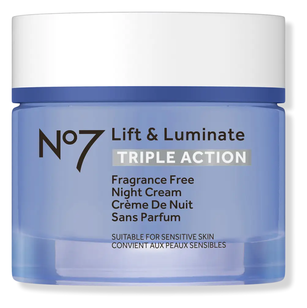 No7 Lift & Luminate Triple Action Night Cream Fragrance Free