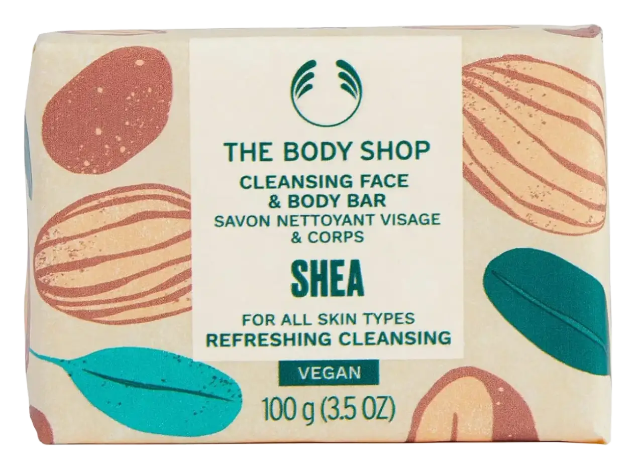 The Body Shop Cleansing Face & Body Bar Shea