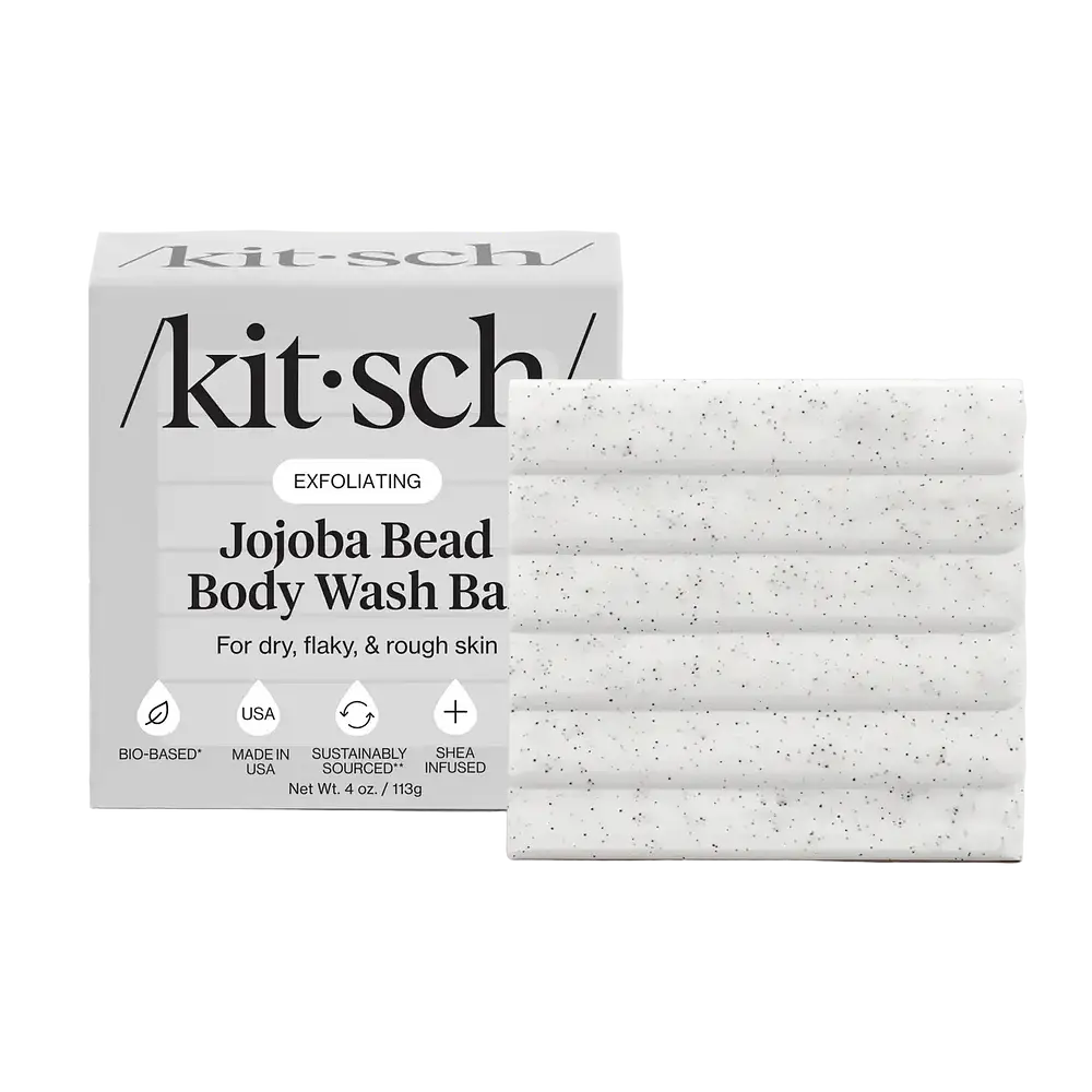Kitsch Jojoba Bead Exfoliating Body Wash Bar