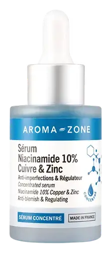 Aroma-Zone Sérum Visage Concentré Niacinamide 10%, Cuivre & Zinc